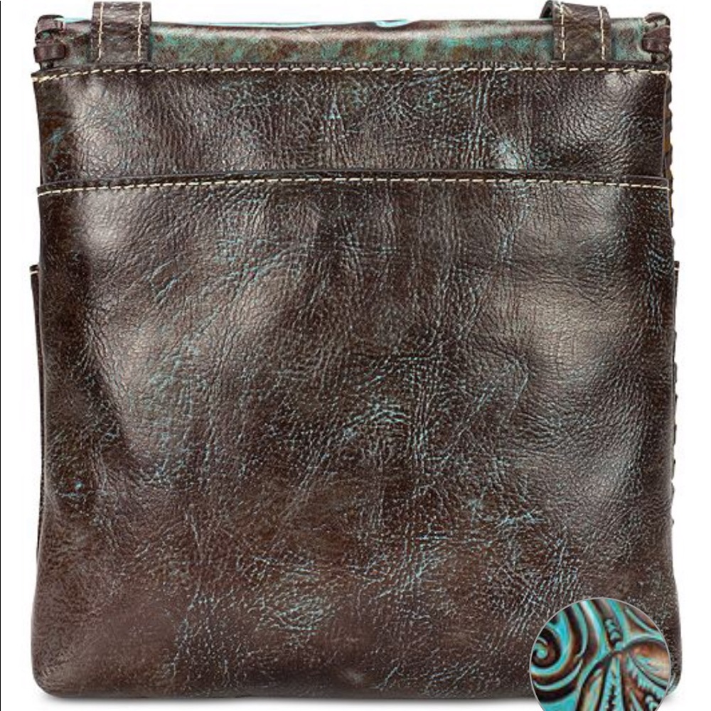 ๐ Patricia Nash Granada Tooled Leather Crossbody - Picture 6 of 6